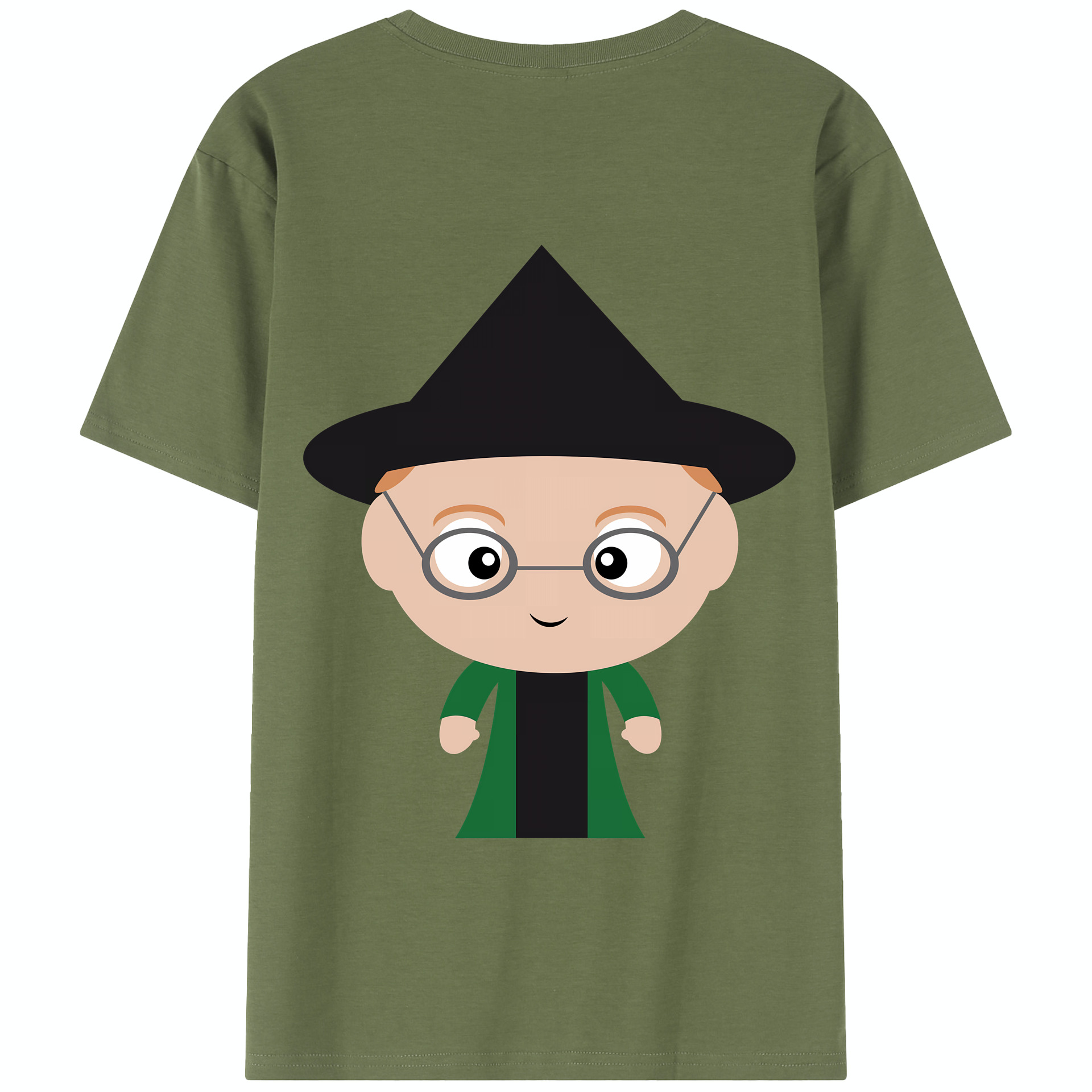 （画像用） Harry Potter ハリー・ポッターシリーズ 綿100％半袖Tシャツ（背面プリント）